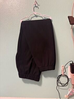 Hollister Black Fleece Jogger Pants